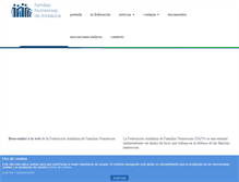 Tablet Screenshot of familiasnumerosasdeandalucia.org